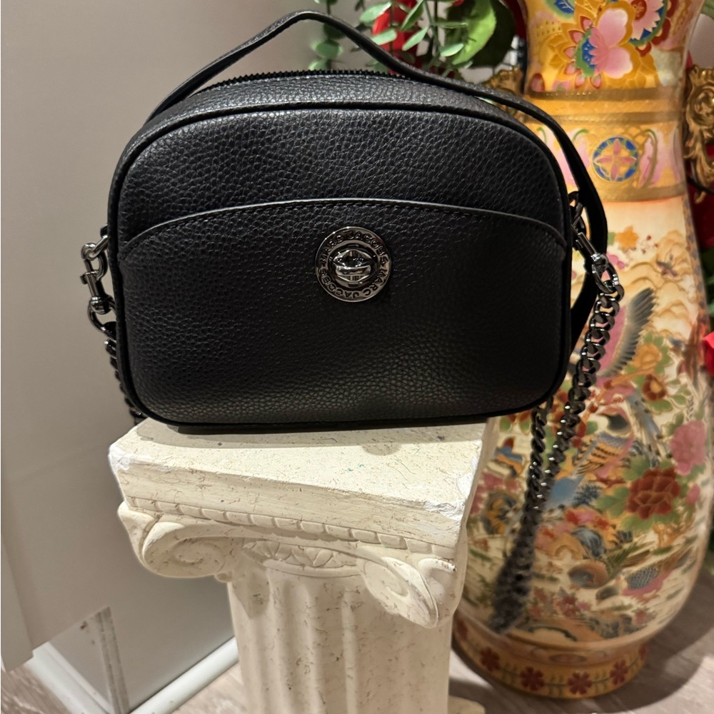 Marc Jacobs Black Leather Crossbody Bag